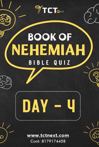 Book of Nehemiah Bible Quiz – Day 4